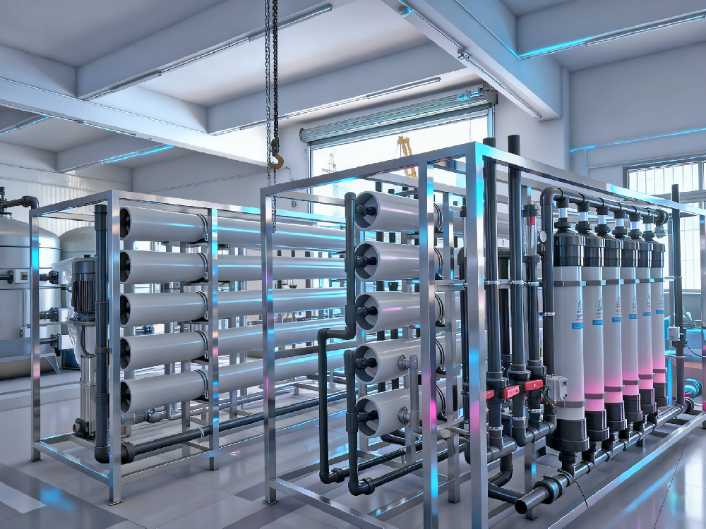 唐山丰南区超纯水设备EDI模块RO反渗透纯化水超滤膜去离子高纯水净化设备